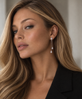 Lab Diamond Chandelier Earrings Pear-Cut