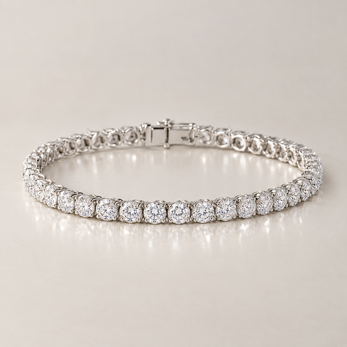 Lab Grown Diamond Tennis Bracelet