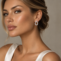 Luxury Lab Grown Diamond Pear Drop Earrings