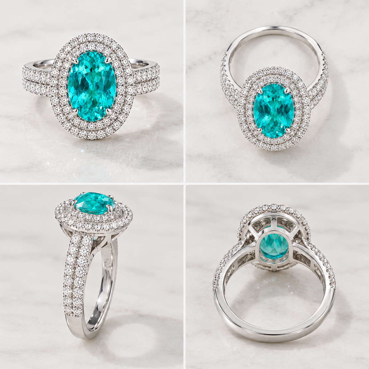 The Paraíba Diamond Ring